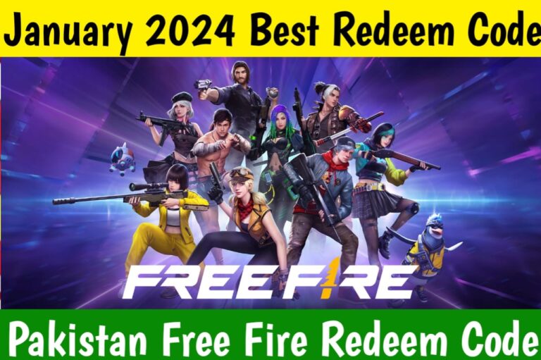 Pakistan Free Fire Redeem Code