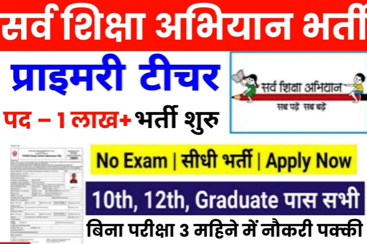 Sarv Shiksha Abhiyan Vacancy 2024